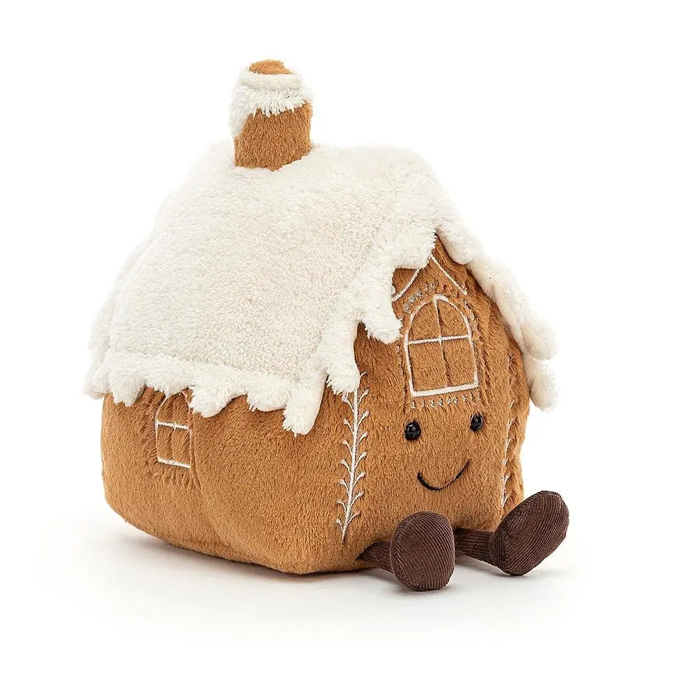  Gingerbread House ジェリーキャットぬいぐるみ Jellycat (ｼﾞｪﾘｰｷｬｯﾄ）Amuseables Gingerbread House ジンジャーハウス