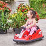 12V Kids Bumper Car 360° Rotation for Indoor and Outdoor Kids On Wheelz