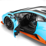 Lamborghini Huracan STO RC Car 1/14 Scale Licensed Remote Control Toy Car with Open Doors and Working Lights by Rastar