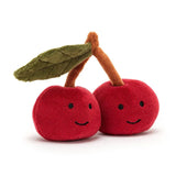 Jellycat Fabulous Fruit Cherry ONE SIZE - H4" X W4" Kids On Wheelz