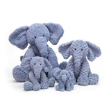 Jellycat Fuddlewuddle elephant Medium - H9" X W5" JellyCat