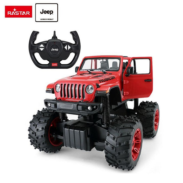 Rastar 1:14 Jeep Wrangler Big Foot JL Remote Control Car For Kids - Kids On Wheelz