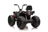 Kids Ride On Atv 24V 4x4 Off-road ATV with Monster Tires, Independent Suspension, Realistic Lights and Leather Seat - Kids On Wheelz