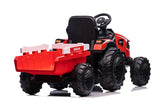 12V Electric Farm Tractor Kids Ride On Car with Tipper and Optional Shovel/Digger- Kids On Wheelz Kids On Wheelz