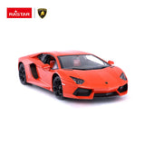 RC Car 1/4 Officially Licensed Scale Lamborghini Aventador Orange - Kids On Wheelz