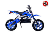 GIO ONYX MINI DIRT BIKE 1000 WATTS 36 VOLTS BLUE Gio