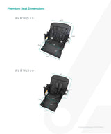 Premium Seat with Footrest W2, W2S 2.0 WonderFold