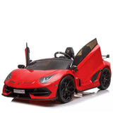 2 Seater Lamborghini Aventador SVJ 12V Electric Kids' Ride-On Car with Parental Remote Control - Kids On Wheelz