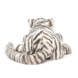 Jellycat Sacha Snow Tiger Kids On Wheelz