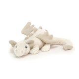 Jellycat Snow Dragon Medium - H5" X W20" - Voltz Toys