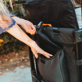 W4 Luxe Multifunctional Baby Stroller Wagon (4 Seater) Volcanic Black-WonderFold WonderFold