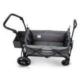 X2 Pull & Push Double Stroller Wagon (2 Seater) Gray -Wonderfold WonderFold
