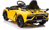 Lamborghini Aventador SVJ 12V Electric Ride-On Car for Kids with Parental Remote Control, Voltz Toys