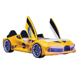 Aero 2.0 Race Car Bed Bugatti Chiron Style Twin Size - Zoomie Beds