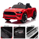 12V Ford Mustang Gt Style Kids Ride On Car Kids On Wheelz