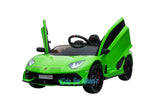 LAMBORGHINI AVENTADOR SVJ KIDS RIDE ON CAR 12V - LIME | SOLD OUT | - Kids On Wheelz