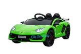 LAMBORGHINI AVENTADOR SVJ KIDS RIDE ON CAR 12V - LIME | SOLD OUT | - Kids On Wheelz