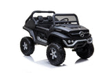 MERCEDES BENZ UNIMOG ATV 24V RIDE ON CAR 2 SEATER BLACK - KIDS ON WHEELZ - Kids On Wheelz