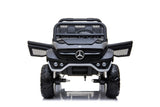 MERCEDES BENZ UNIMOG ATV 24V RIDE ON CAR 2 SEATER BLACK - KIDS ON WHEELZ - Kids On Wheelz