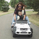 Mercedes-Benz AMG G63 6x6 12V Electric Motorized Ride On Car for Kids with Parent Seat and Remote Control, Voltz Toys