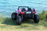 RIDE ON 24V 2 SEATER DUNE BUGGY KIDS - HOT PINK -Open Box - - Kids On Wheelz
