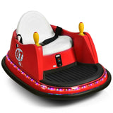 6V Kids Ride On Bumper Car 360-Degree Spin Race Toy with Remote Control-Costway- Costway