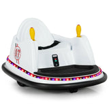 6V Kids Ride On Bumper Car 360-Degree Spin Race Toy with Remote Control-Costway- Costway