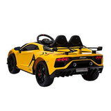 Lamborghini SV J 12V Electric Motorized Ride-On Car for Kids with Parental Remote Control, Voltz Toys