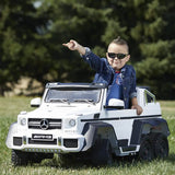 Mercedes-Benz AMG G63 6x6 12V Electric Motorized Ride On Car for Kids with Parent Seat and Remote Control, Voltz Toys