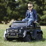 Mercedes-Benz AMG G63 6x6 12V Electric Motorized Ride On Car for Kids with Parent Seat and Remote Control, Voltz Toys