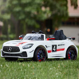 Mercedes-Benz AMG GT4 12V Electric Motorized Ride On Car for Kids with Parental Remote Control, Voltz Toys