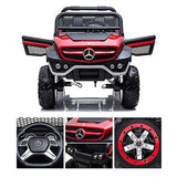 Mercedes-Benz Unimog 2 Seater 12V Electric Ride On Car for Kids with Parental Remote Control, Voltz Toys