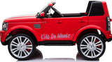 LAND ROVER DISCOVERY 12V KIDS RIDE ON 2 SEATER - RED - Kids On Wheelz