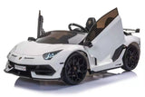 2 Seater Lamborghini Aventador SVJ 12V Electric Kids' Ride-On Car with Parental Remote Control - Kids On Wheelz