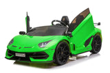 Lamborghini Aventador SVJ 24V Electric Kids' Ride-On Car with Parental Remote Control 2 Seater Kids On Wheelz