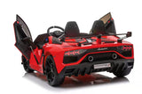2 Seater Lamborghini Aventador SVJ 12V Electric Kids' Ride-On Car with Parental Remote Control - Kids On Wheelz