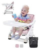 Feed Me 3-in-1 Dining Booster Seat for Toddlers Pink- Unilove Unilove