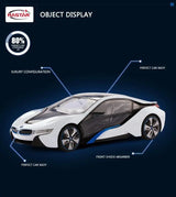 Rastar 1:14 R/C BMW i8 w/ Interior Light Remote Control Car for Kids-R/C-Voltz Toys