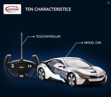 Rastar 1:14 R/C BMW i8 w/ Interior Light Remote Control Car for Kids-R/C-Voltz Toys