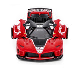 Rastar 1:18 R/C FERRARI FXX-K EVO 92pcs DIY Assembly Building Kit with Remote Control, Voltz Toys