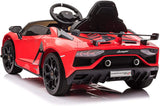 LAMBORGHINI AVENTADOR SVJ 1 KIDS RIDE ON CAR 12V - RED