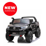 2 Seaters Toyota Hilux 24V Electric Ride On Truck for Kids with Parental Remote Control, Voltz Toys