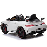 Ride On Car 12v Mercdes Benz GT4 White Limted Editon- KidsOnWheelz - Kids On Wheelz