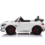 Ride On Car 12v Mercdes Benz GT4 White Limted Editon- KidsOnWheelz - Kids On Wheelz