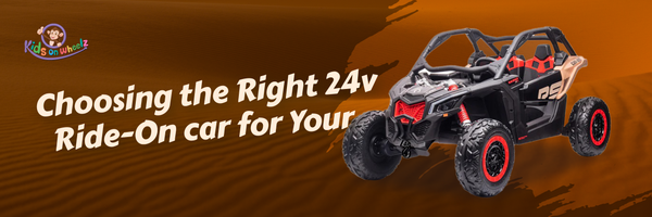Choosing the Right 24v Ride-On car for Your Child: Factors to Consider