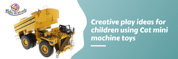 Creative play ideas for children using Cat mini machine toys