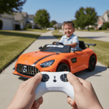 Mercedes-Benz GT3 Kids 12V Electric Ride-On Car Orange