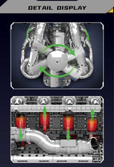 5.5L V8 Twin Turbo Engine - 2899Pcs