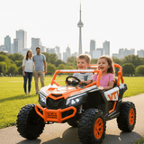 MegaTrek Pro 24V 4X4 Kids Ride-On UTV Orange