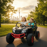 Kids Vip MegaTrek Advanced Edition 2-Seater Ride On Buggy Black